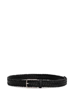 Bottega Veneta Black Leather Belt