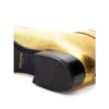 Saint Laurent Gold Leather Boot - Image 5