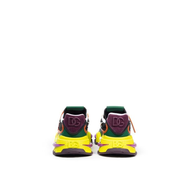 Dolce & Gabbana Multicolor Fabric And Leather Sneaker - Image 3