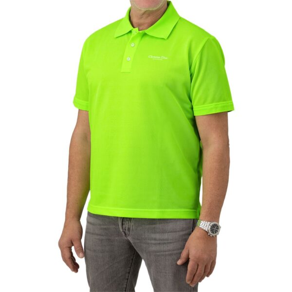 Dior Green Cotton Polo Shirt - Image 2