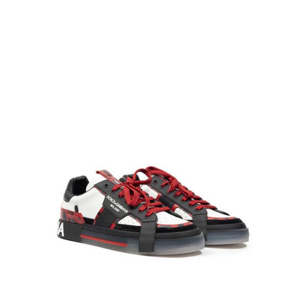 Dolce & Gabbana Multicolor Leather Sneaker - Image 2
