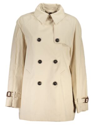 Tommy Hilfiger Beige Cotton Jackets & Coat