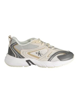 Calvin Klein Beige Polyester Sneaker