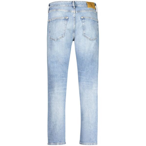 Calvin Klein Light Blue Cotton Men Jeans - Image 2