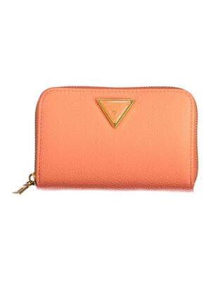 Guess Jeans Orange Polyethylene Wallet
