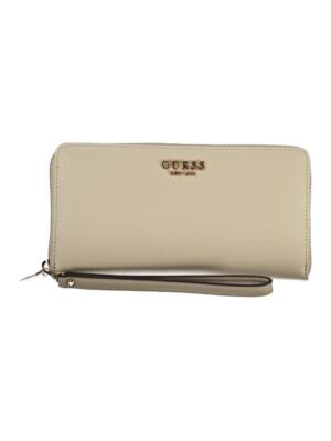 Guess Jeans Beige Polyethylene Wallet
