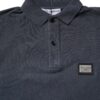 Dolce & Gabbana Dark Blue Logo Plaque Cotton Men Polo Shirt T-shirt - Image 5