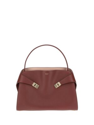 Ferragamo Leather Top Handbag