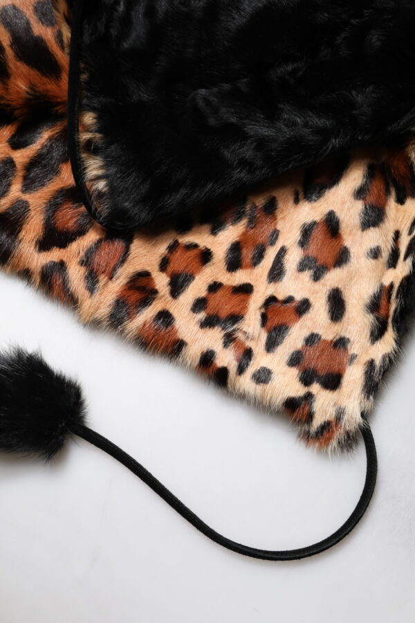 Dolce & Gabbana Black Lamb Fur Short Women Coat Jacket - Image 8