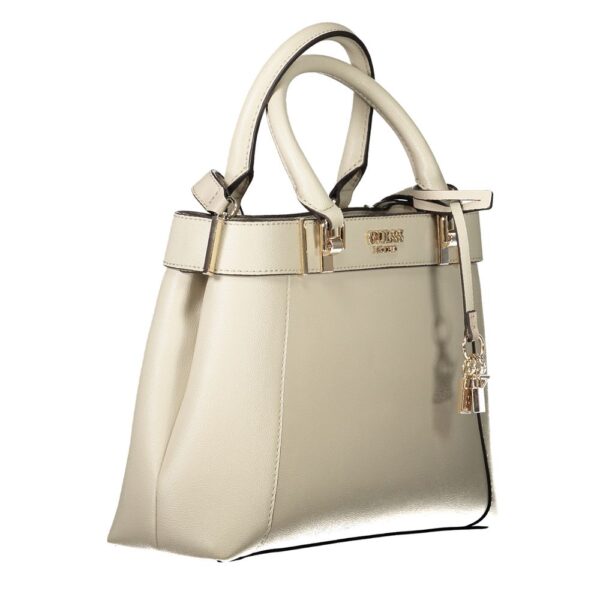 Guess Jeans Beige Polyethylene Women Handbag - Image 3
