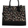 Dolce & Gabbana Multicolor Leopard Shopping Tote Shoulder Bag - Image 6