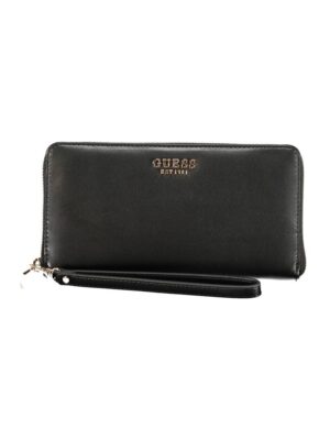 Guess Jeans Black Polyethylene Wallet
