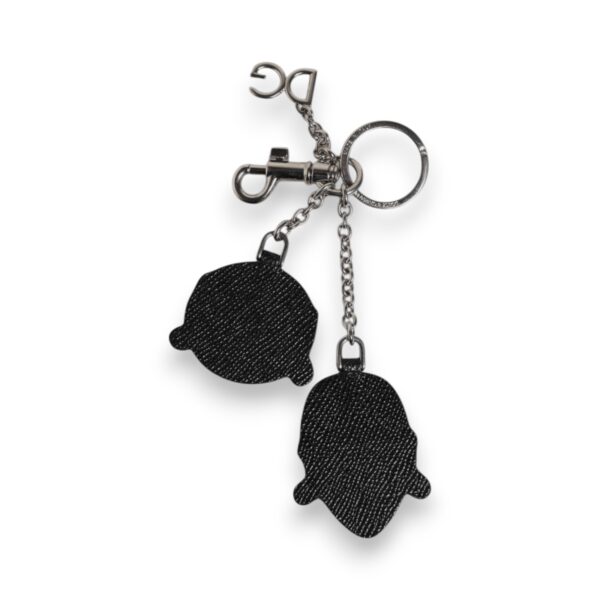 Dolce & Gabbana Multicolor #DGFAMILY Logo Badge Holder Keychain Keyring - Image 5