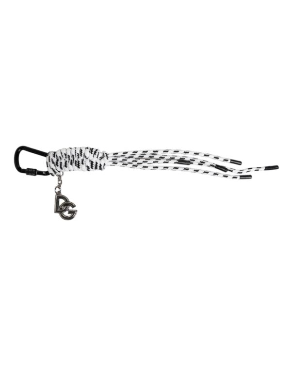 Dolce & Gabbana Multicolor Tape String DG Logo Keychain Polyester Keyring - Image 2