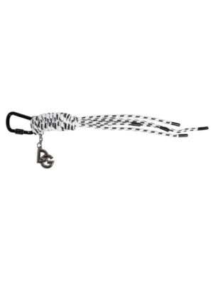 Dolce & Gabbana Multicolor Tape String DG Logo Keychain Polyester Keyring