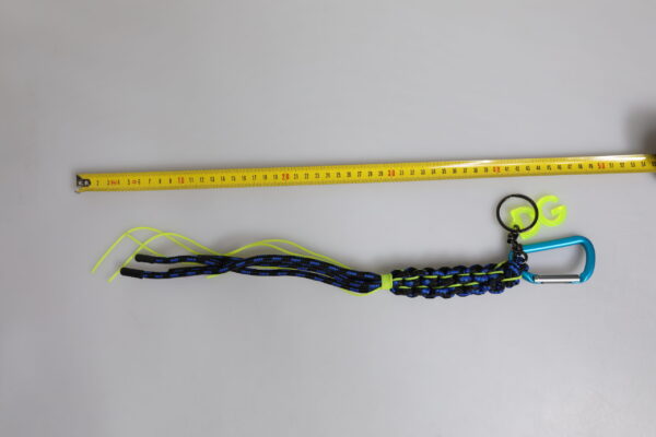 Dolce & Gabbana Multicolor Tape String DG Logo Keychain Polyester Keyring - Image 5