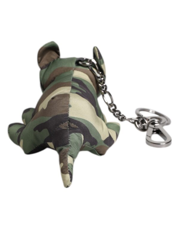 Dolce & Gabbana Multicolor Camouflage Animal Silhouette Keychain Keyring - Image 4