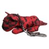 Dolce & Gabbana Red Black Polyester Animal Silhouette Keychain Keyring - Image 3