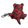 Dolce & Gabbana Red Black Polyester Animal Silhouette Keychain Keyring - Image 4