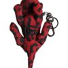 Dolce & Gabbana Red Black Polyester Animal Silhouette Keychain Keyring - Image 5