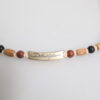 Dolce & Gabbana Black Gold Wooden Beaded Logo Pendant Necklace - Image 3