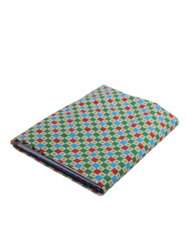 Dolce & Gabbana Multicolor Carretto Siciliano Envelope Post Card Holder - Image 3