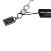 Dolce & Gabbana Silver Brass Chain Dice Logo Embellished Charm Bracelet - Image 5