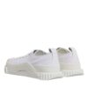 Dolce & Gabbana White Leather Low Top NS1 Sneakers Shoes - Image 5