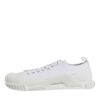 Dolce & Gabbana White Leather Low Top NS1 Sneakers Shoes - Image 6