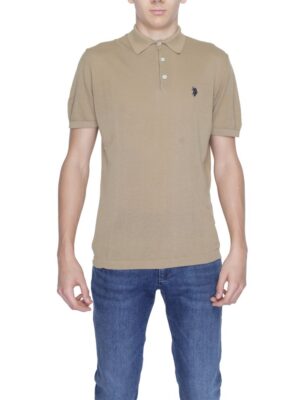 U.S. POLO ASSN. Beige Cotton T-Shirt