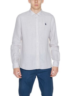 U.S. POLO ASSN. Beige Linen Shirt