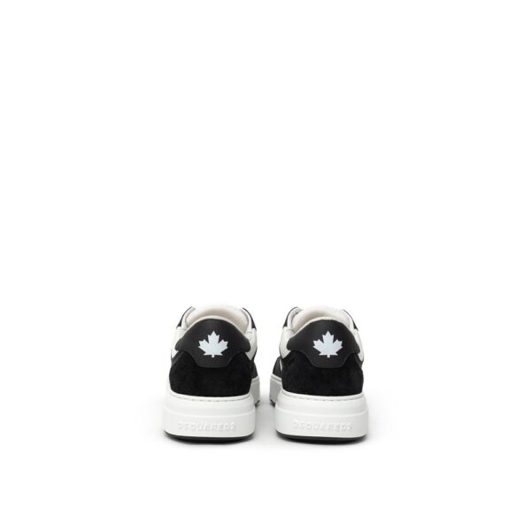 Dsquared² Black And White Leather Sneaker - Image 3