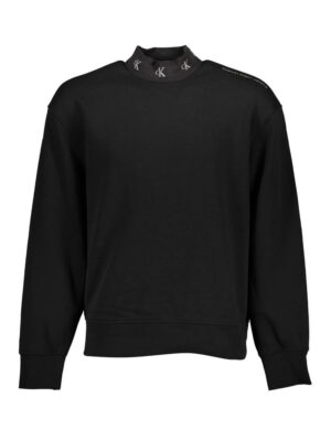 Calvin Klein Black Cotton Men Sweater