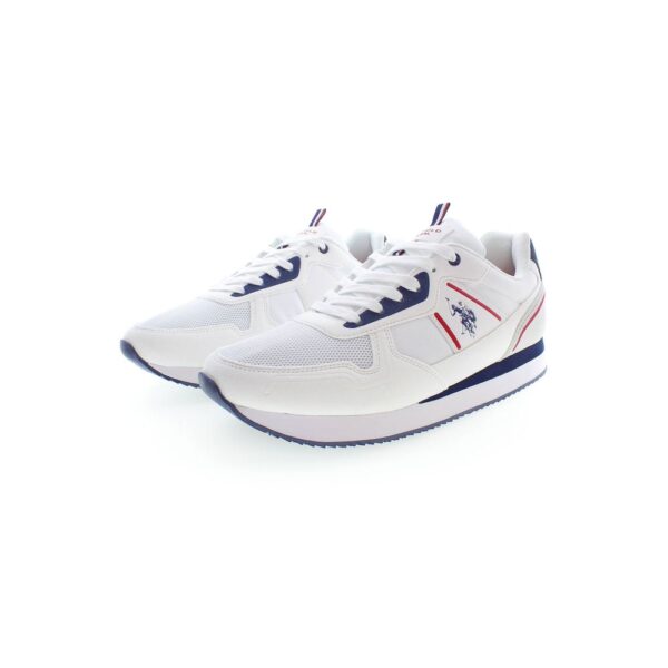 U.S. POLO ASSN. White Polyester Men Sneaker - Image 2