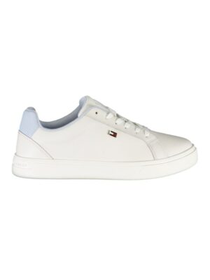 Tommy Hilfiger White Polyester Sneaker