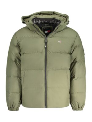 Tommy Hilfiger Green Polyester Men Jacket
