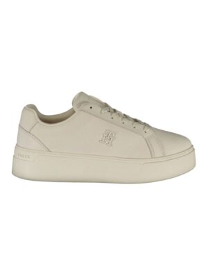 Tommy Hilfiger White Polyester Sneaker
