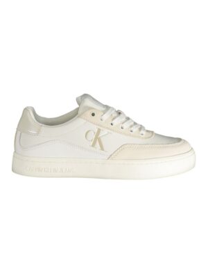 Calvin Klein White Polyester Sneaker