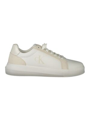 Calvin Klein White Polyethylene Men Sneaker