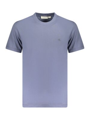 Calvin Klein Blue Cotton Men T-Shirt