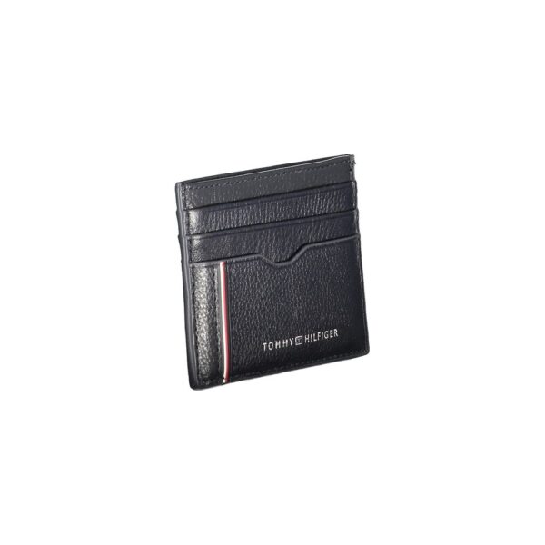 Tommy Hilfiger Blue Leather Men Wallet - Image 3