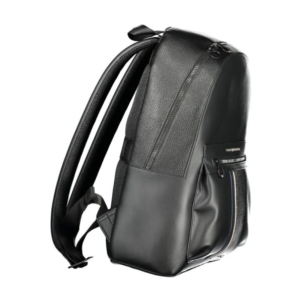 Tommy Hilfiger Black Polyester Men Backpack - Image 3