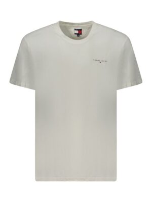 Tommy Hilfiger White Cotton Men T-Shirt