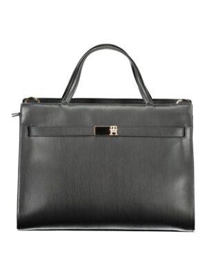 Tommy Hilfiger Black Polyethylene Women Handbag