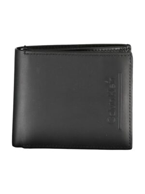 Calvin Klein Black Leather RFID Wallet with Coin Purse