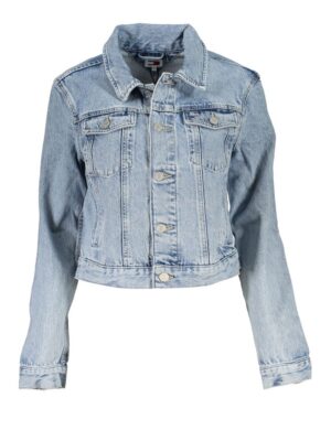 Tommy Hilfiger Light Blue Cotton Women Jacket