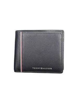 Tommy Hilfiger Blue Leather Men Wallet