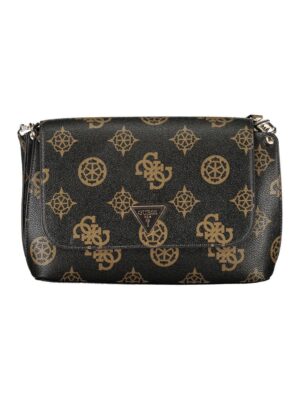 Guess Jeans Brown Polyethylene Handbag