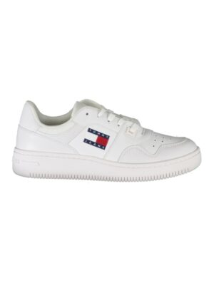 Tommy Hilfiger White Leather Women Sneaker