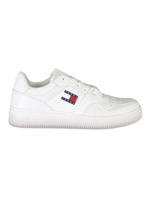 Tommy Hilfiger White Leather Men Sneaker